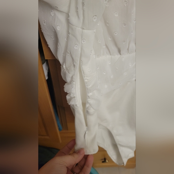 White sheer bodysuit - Picture 3 of 4